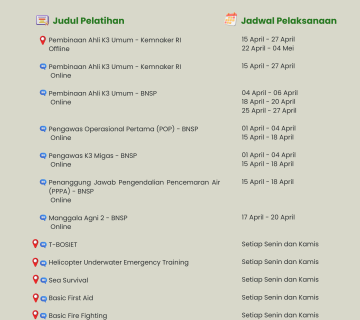 Jadwal Pelatihan Bulan April 2024 360x320