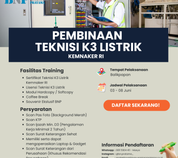 Eflyer Teknisi K3 Listrik 360x320
