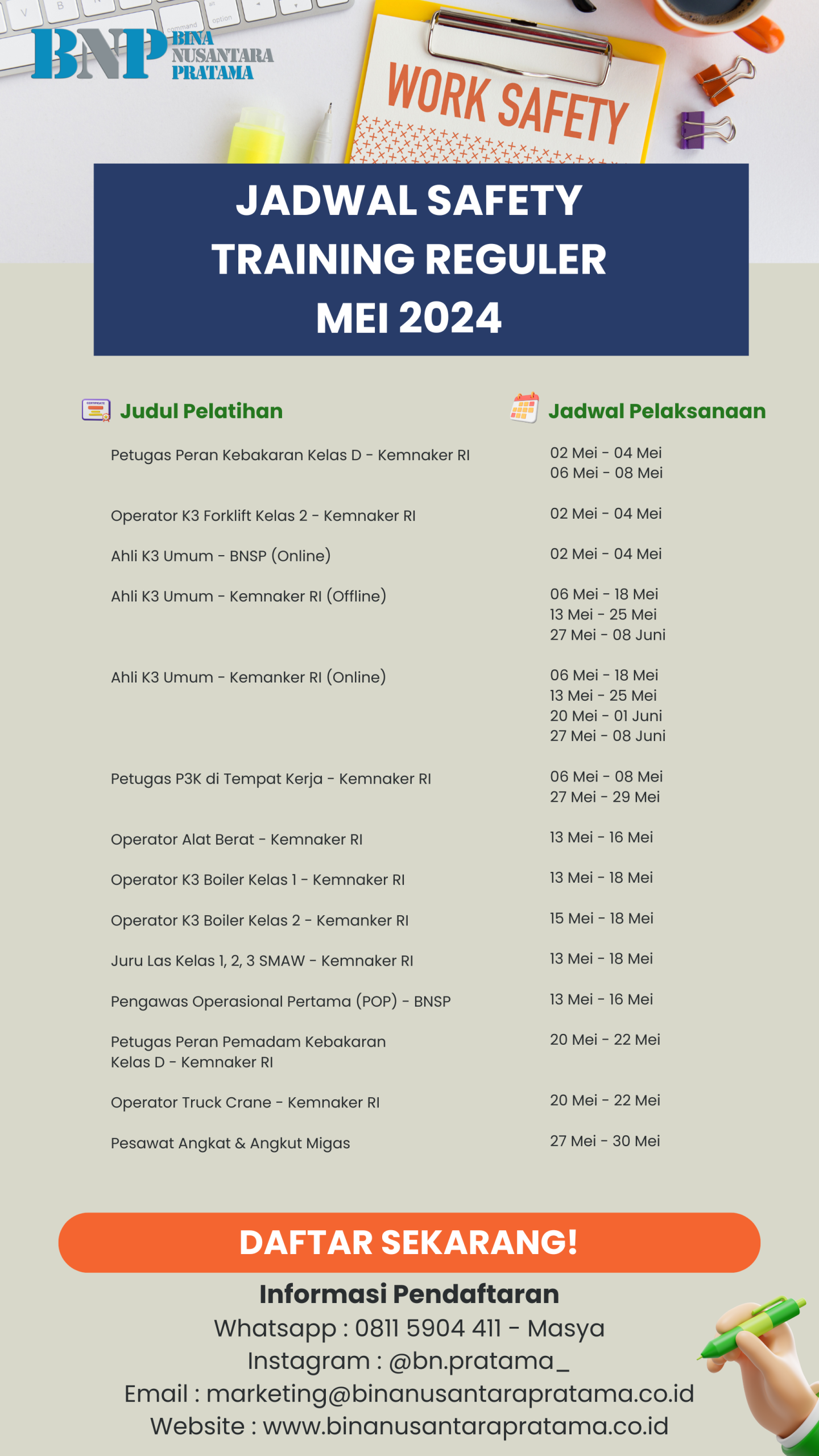 Jadwal Pelatihan Bulan Mei 2024 1 scaled